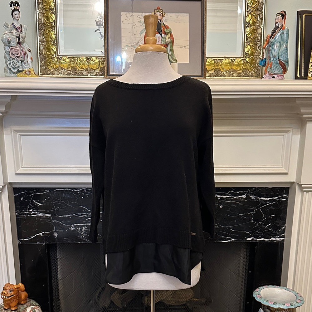 Ivanka Trump Black Women's Sweater w/ Back Bow